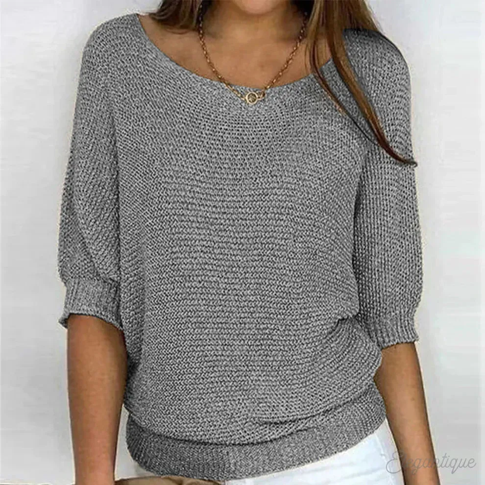 Maxie - Cozy Relaxed Knit Top