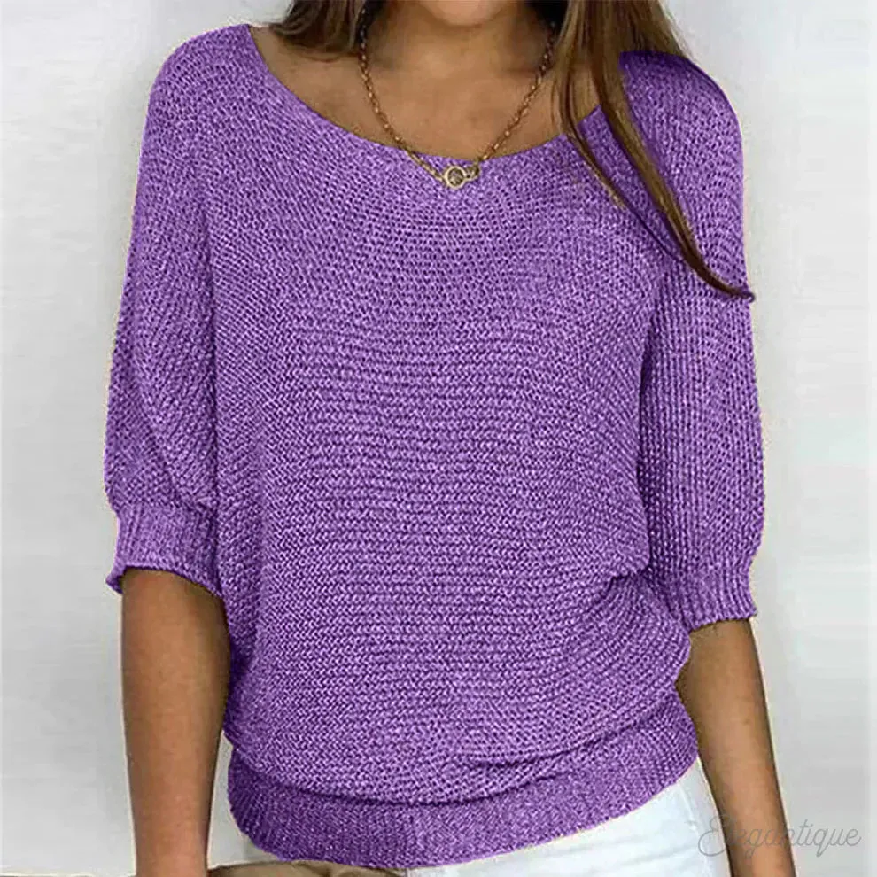 Maxie - Cozy Relaxed Knit Top