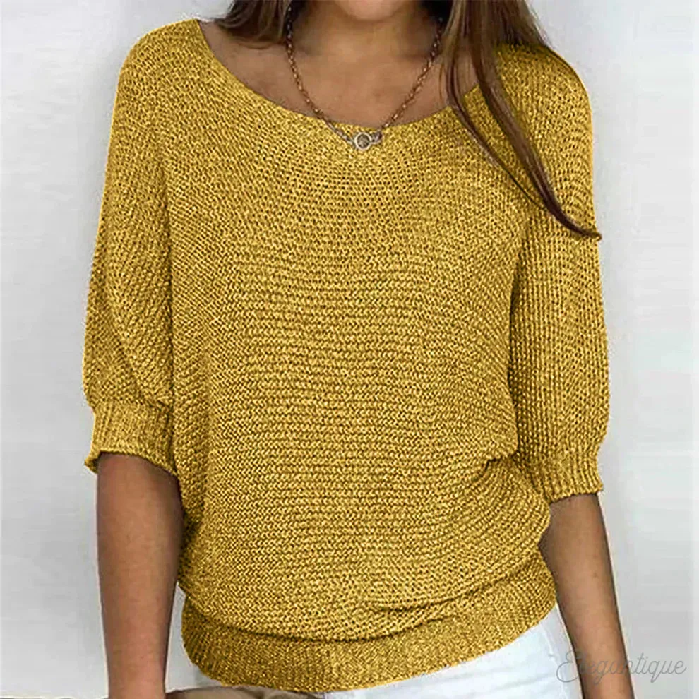 Maxie - Cozy Relaxed Knit Top