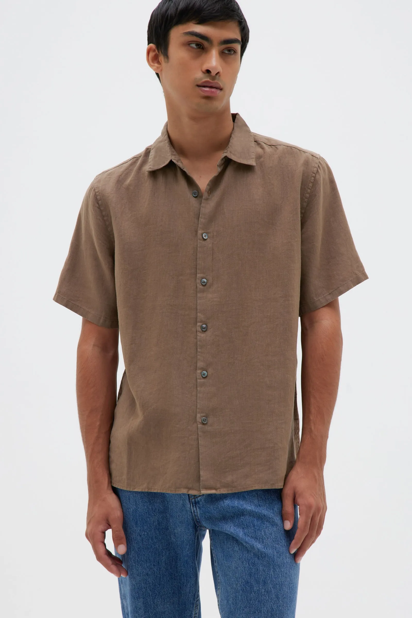 Mens Casual SS Shirt Dune