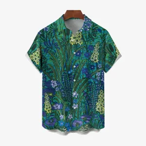 Men's Flowers Casual Short Sleeve Shirt 2403000381