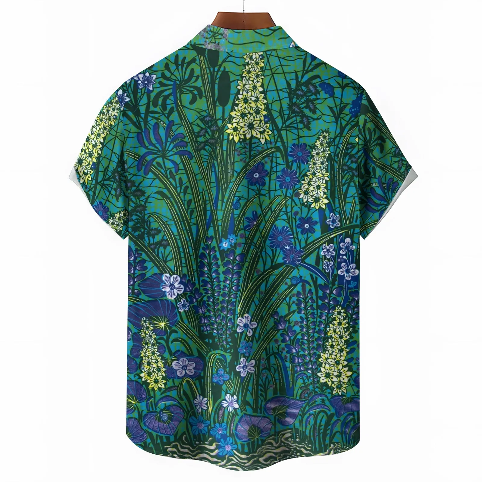 Men's Flowers Casual Short Sleeve Shirt 2403000381