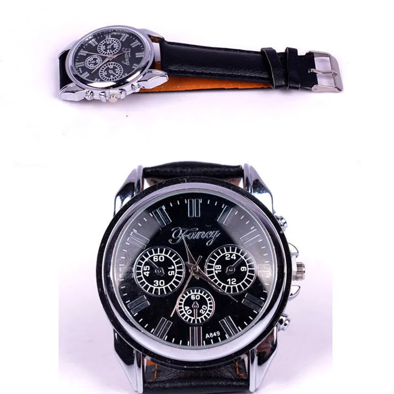 Men's Gift High-end Watch, Fashion Sunglasses Keychain 4 Piece Set