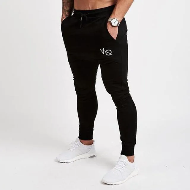 Mens Gyms Fitness Sweatpants Male Cotton Trousers Men Jogger Spring Autumn Workout Pencil Pant Casual Fashion Slim Brand Pants