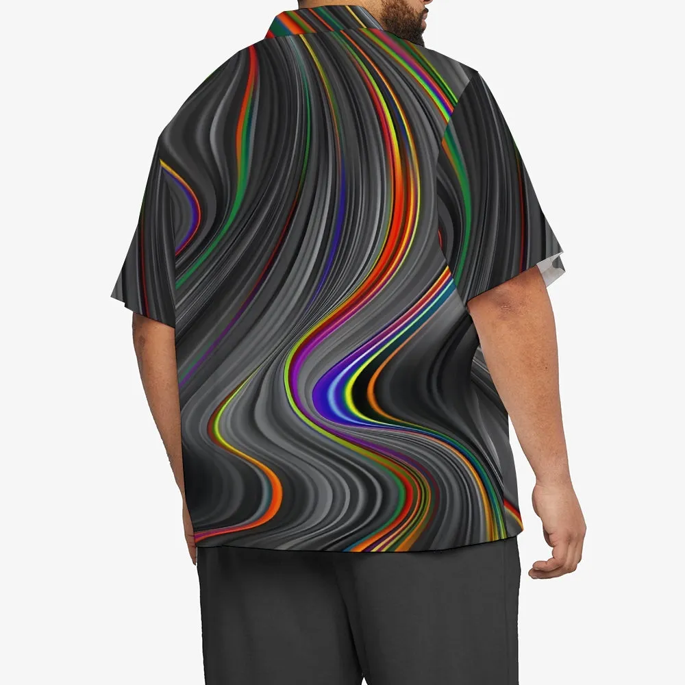 Men's Hawaiian 3D Abstract Print Casual Short Sleeve Shirt 2306104245