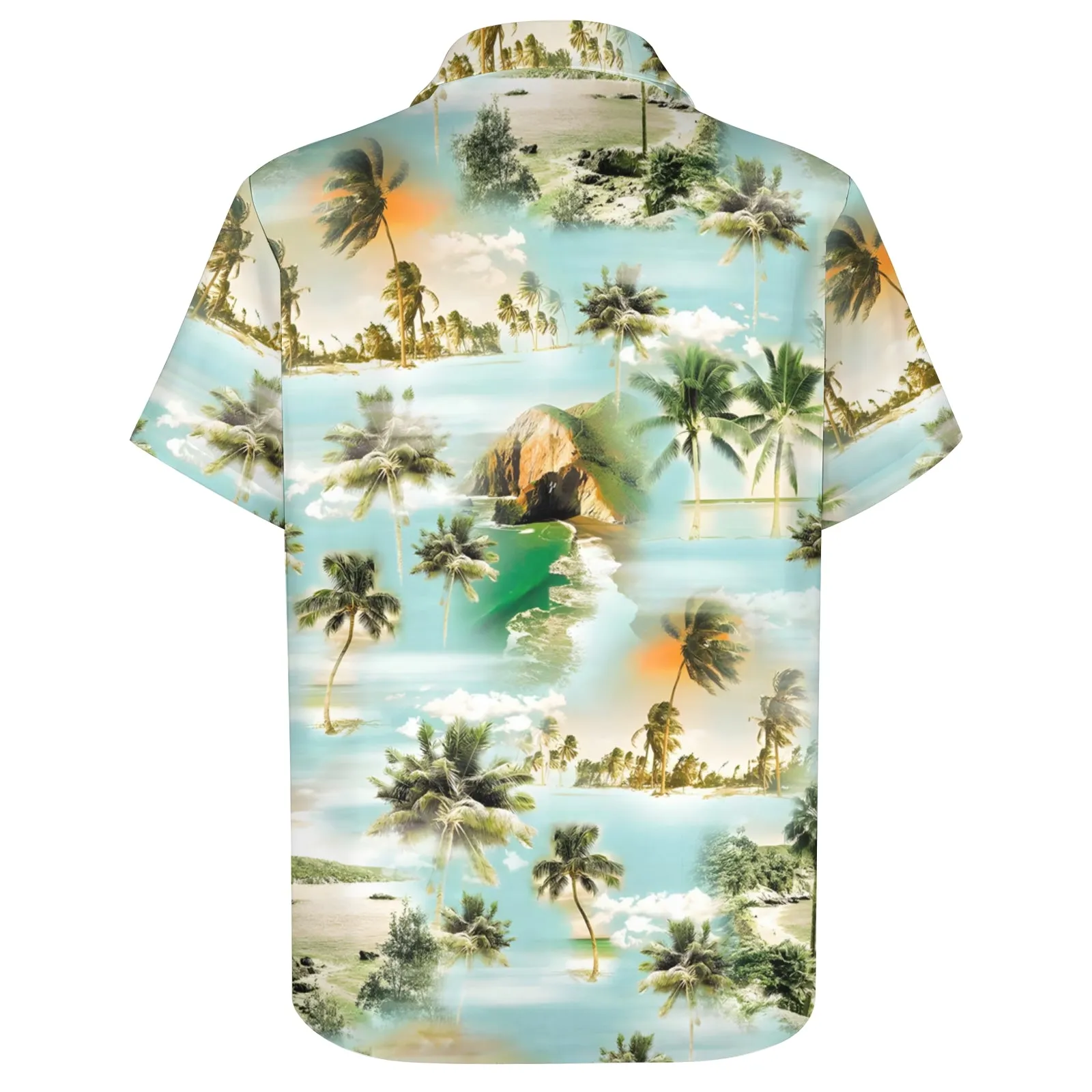 Men's Hawaiian Casual Short Sleeve Shirt 2403000576