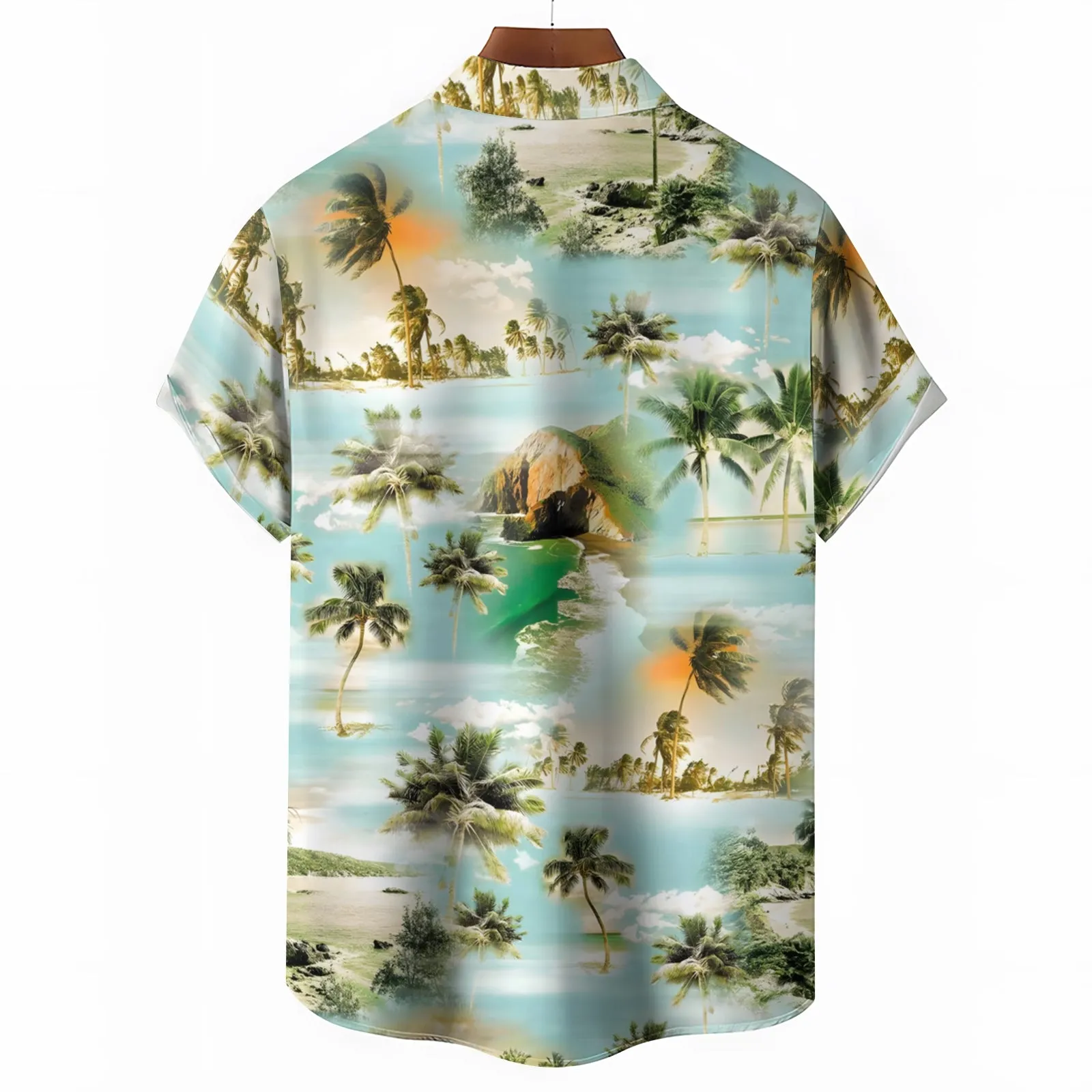 Men's Hawaiian Casual Short Sleeve Shirt 2403000576