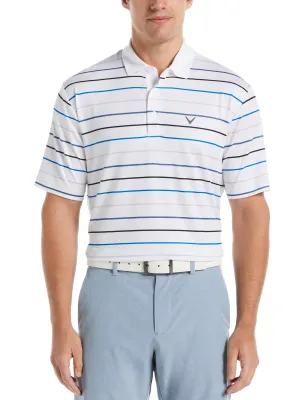 Mens Roadmap Stripe Golf Polo