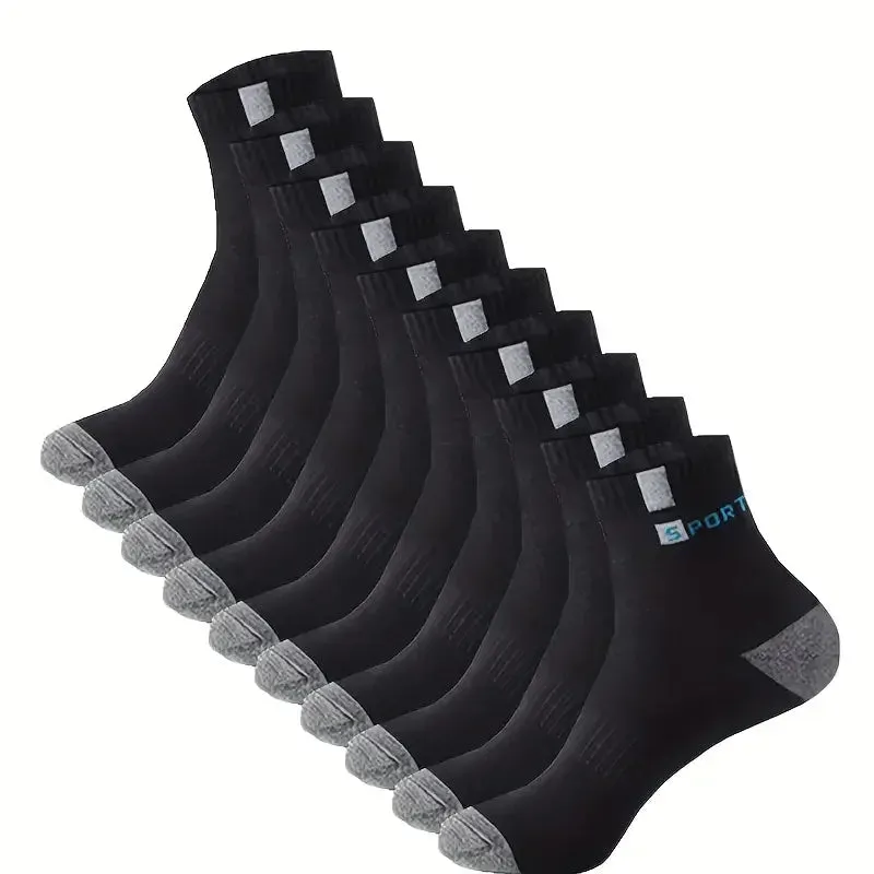Mens sports Mid Calf Socks