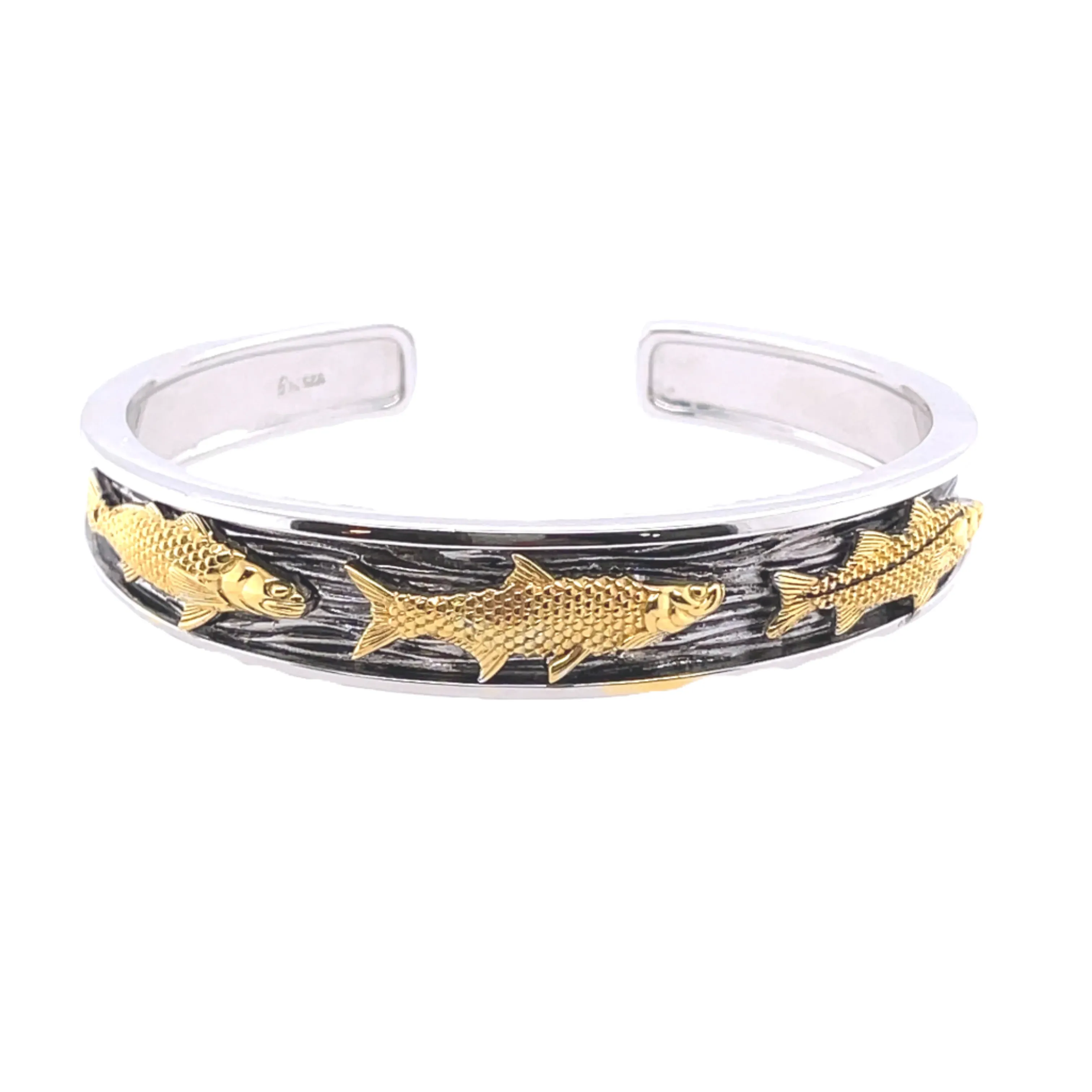 Men's Triple Catch Cuff Bracelet