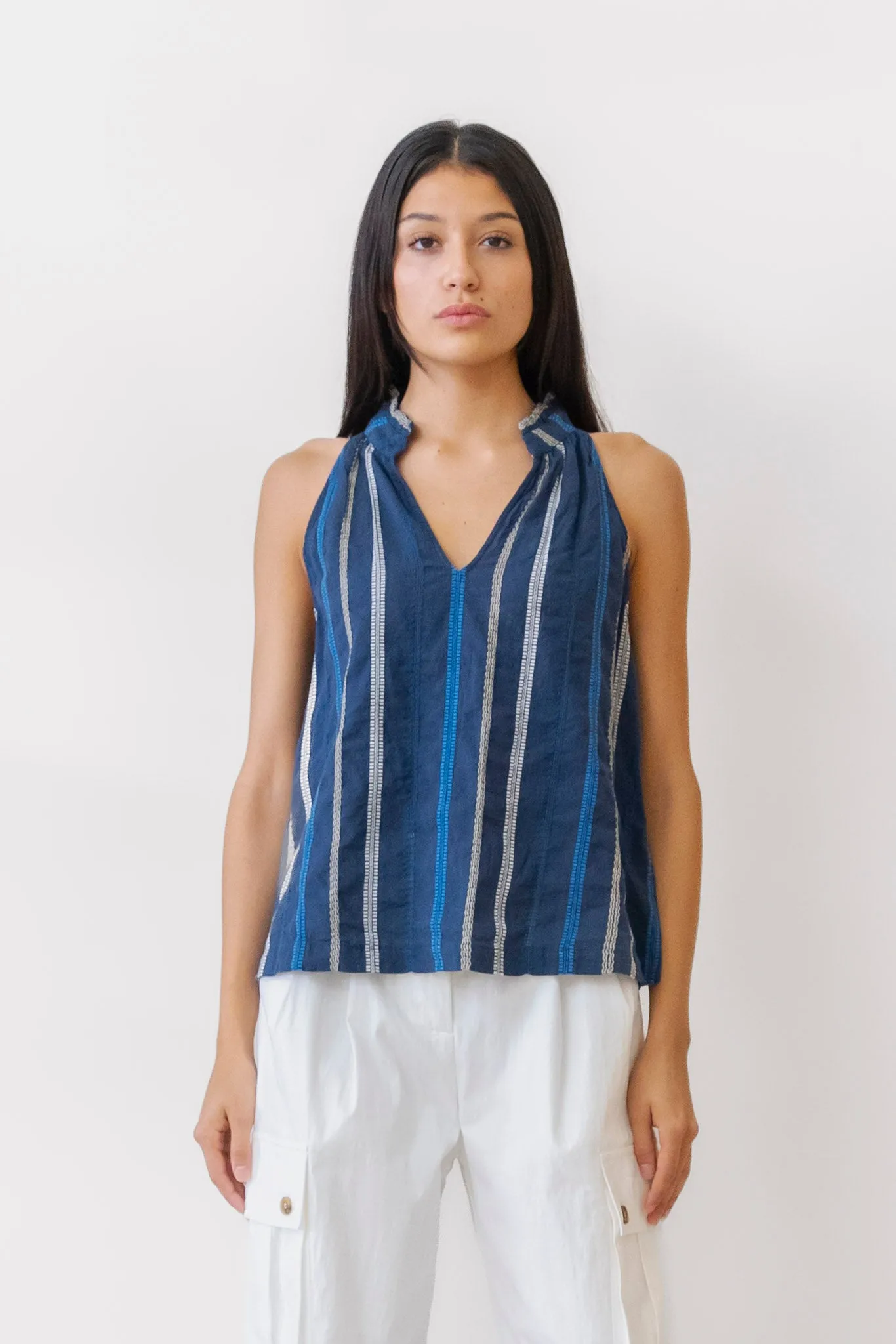 Michael Stars Leslie Split Neck Top