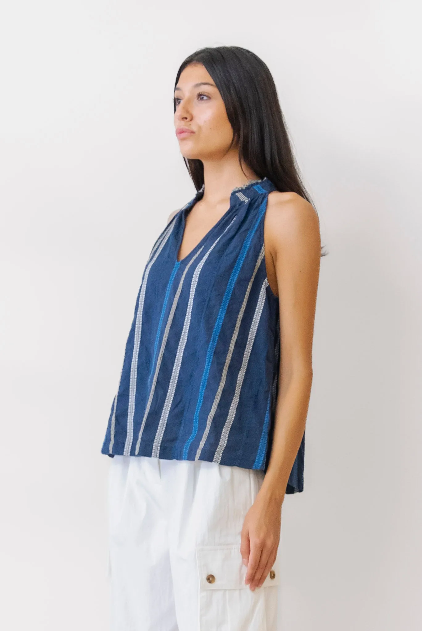 Michael Stars Leslie Split Neck Top