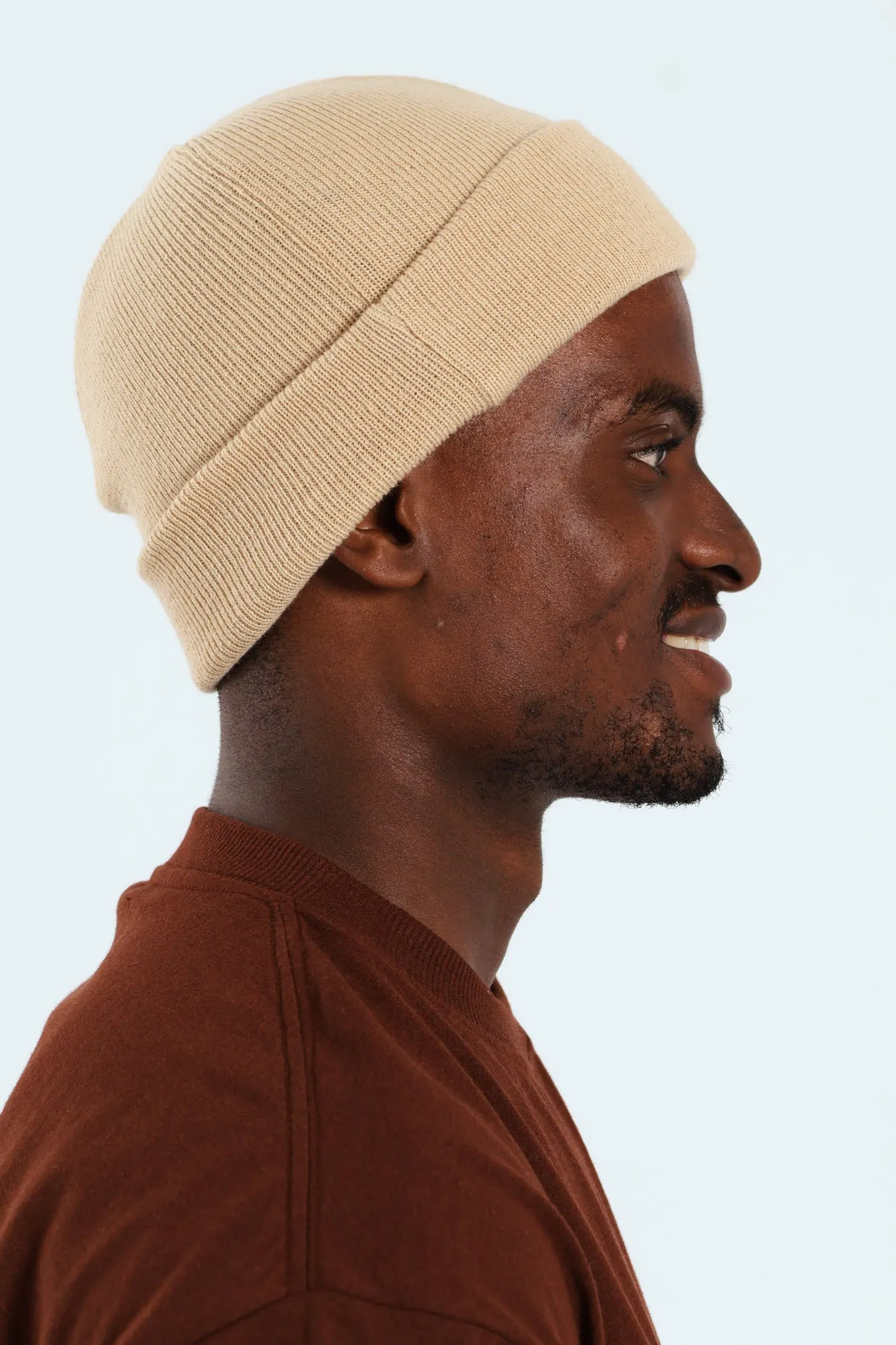 Micro Knit Beanie - Stone