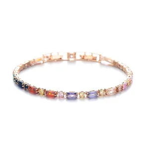 Mihmily brand-color zircon bracelet, fashionable and individual