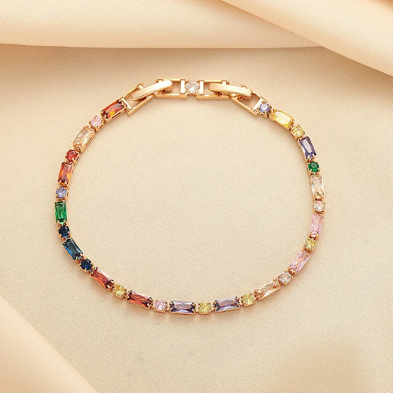 Mihmily brand-color zircon bracelet, fashionable and individual