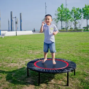 Mini Exercise Trampoline Adult Kid Fitness Rebounder Indoor Black