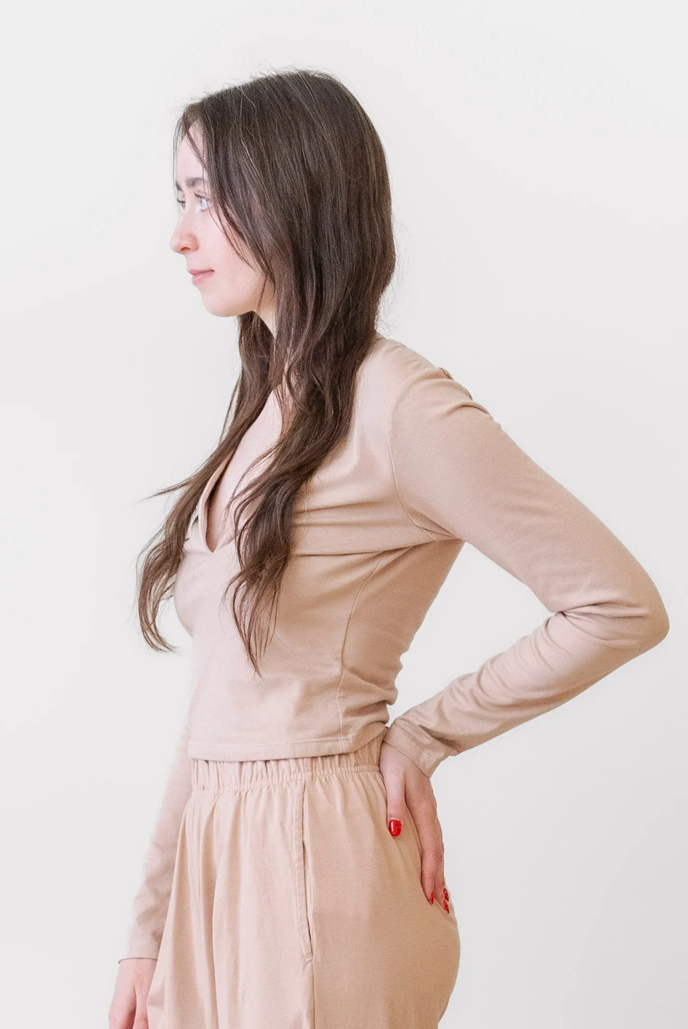 Moshi Dan Deep Long Sleeve in Mauve