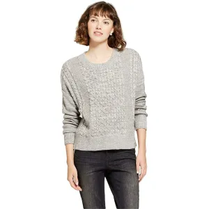 Mossimo Women's Cable Knit Pullover Sweater