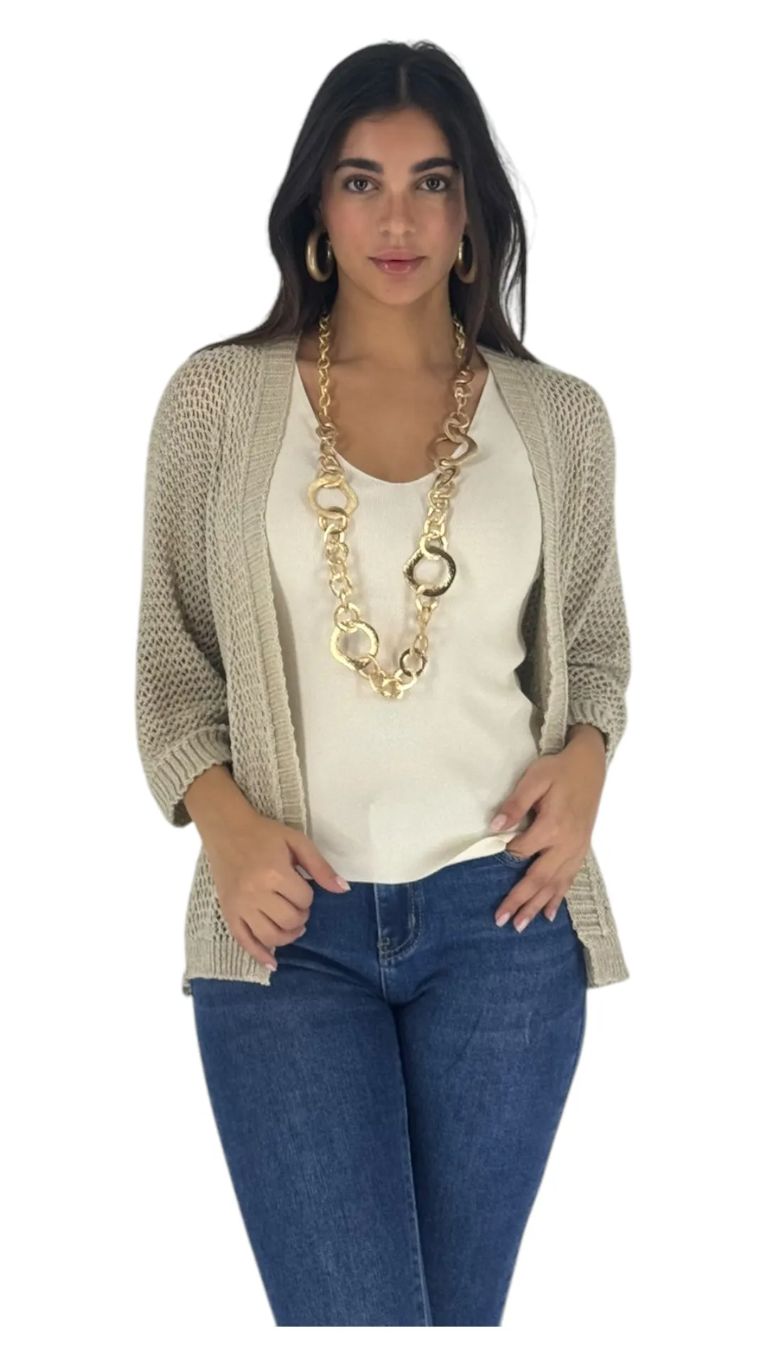 Muna beige cardigan