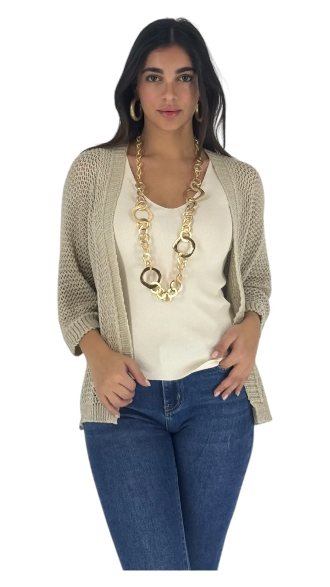 Muna beige cardigan