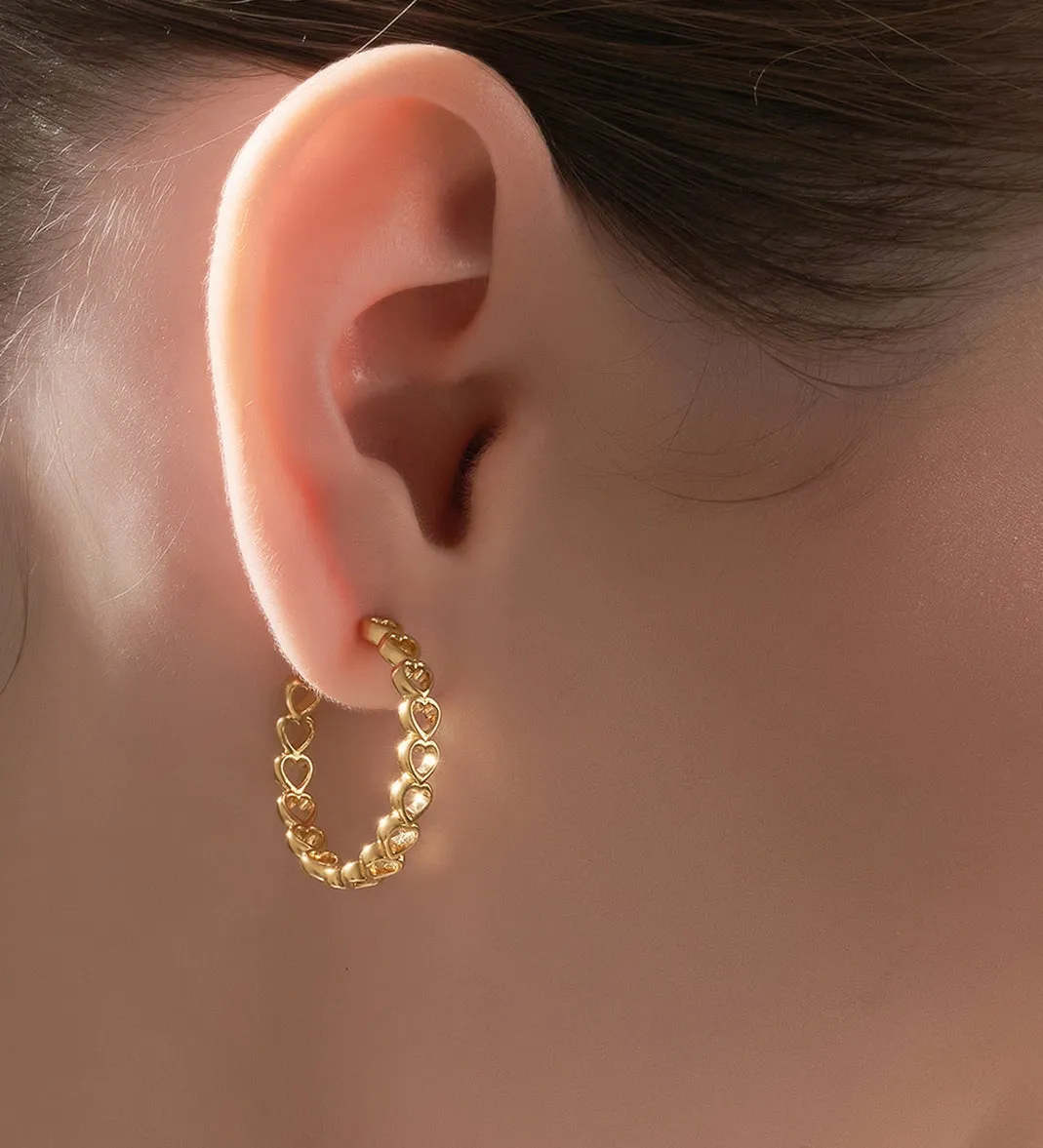 Mysha Loop of Hearts Earings