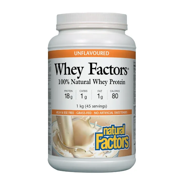 Natural Factors Whey Protein Powder 1 Kg