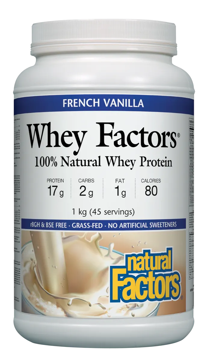 Natural Factors Whey Protein Powder 1 Kg