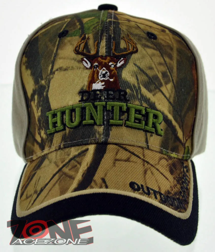 NEW! HUNTER HUNT DEER BUCK OUTDOOR SPORTS CAP HAT CAMO
