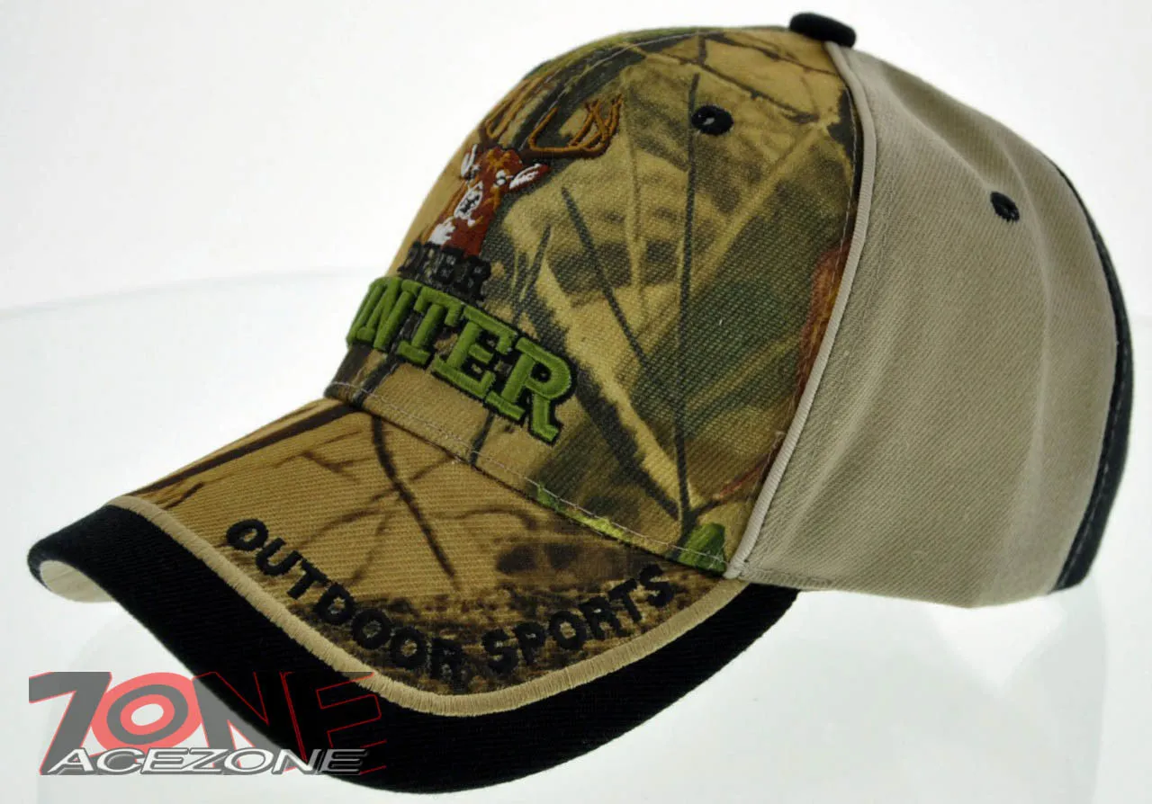 NEW! HUNTER HUNT DEER BUCK OUTDOOR SPORTS CAP HAT CAMO
