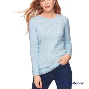 NEW Talbots Blue Sweater