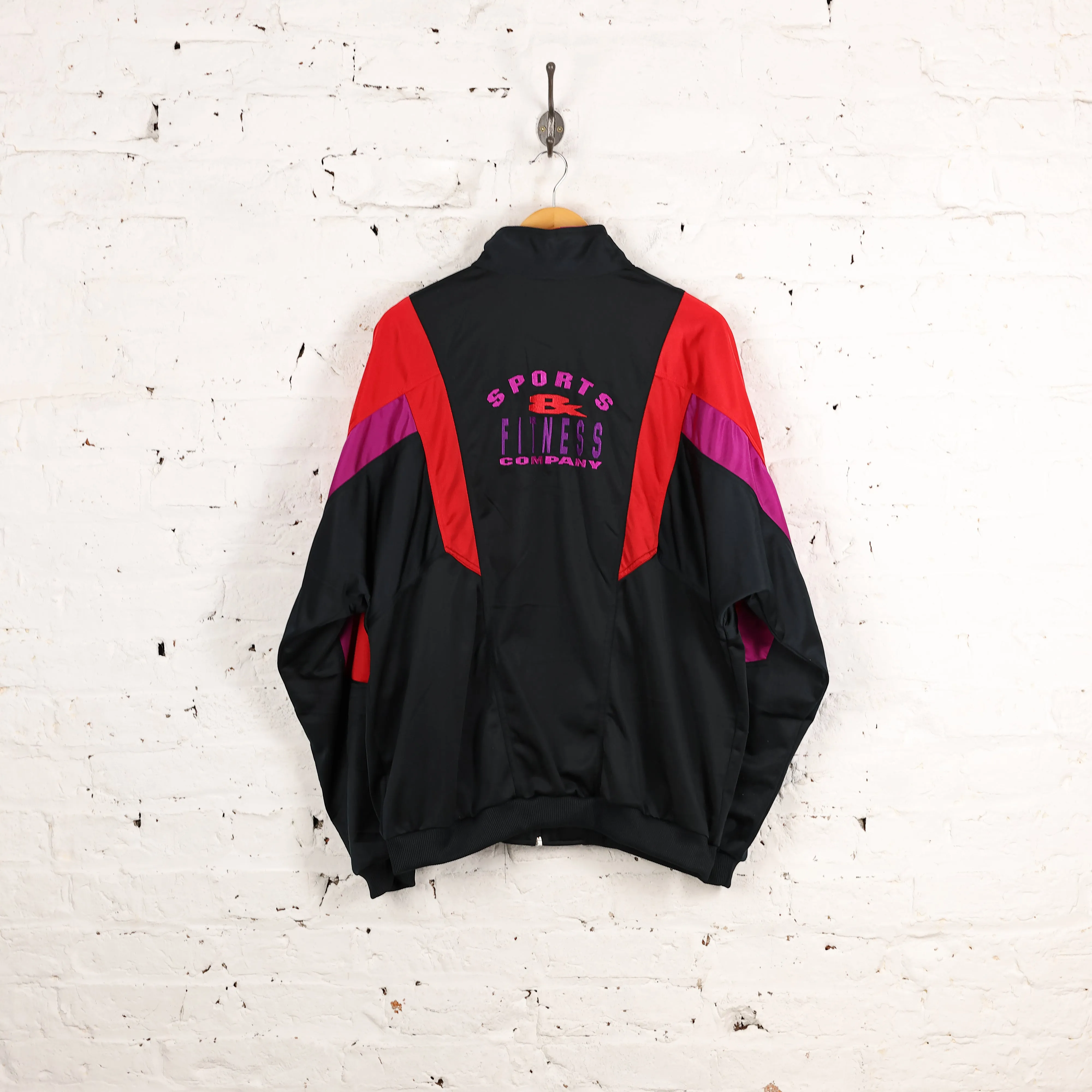 Nike 90s Sport and Fitness Tracksuit Top Jacket - Black - XL