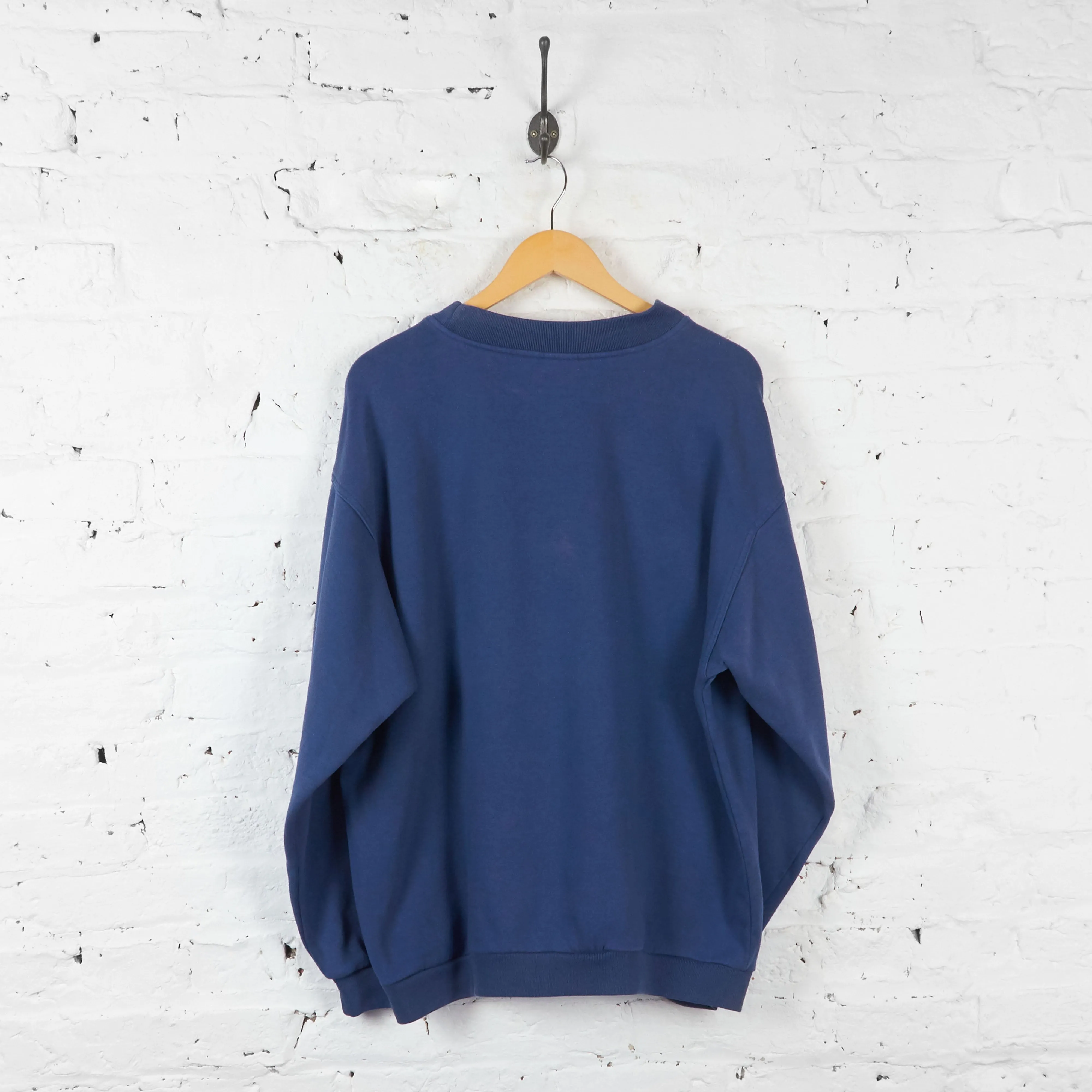 Nike Sports Fitness 90s Sweatshirt - Blue - XL