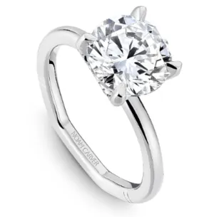 Noam Carver Atelier 14K White Gold Round 2.50ct Solitaire Engagement Ring