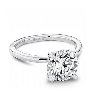 Noam Carver Atelier 14K White Gold Round 2.50ct Solitaire Engagement Ring
