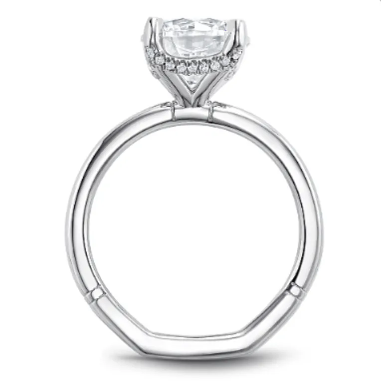 Noam Carver Atelier 14K White Gold Round 2.50ct Solitaire Engagement Ring