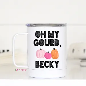 Oh My Gourd, Becky Travel Mug