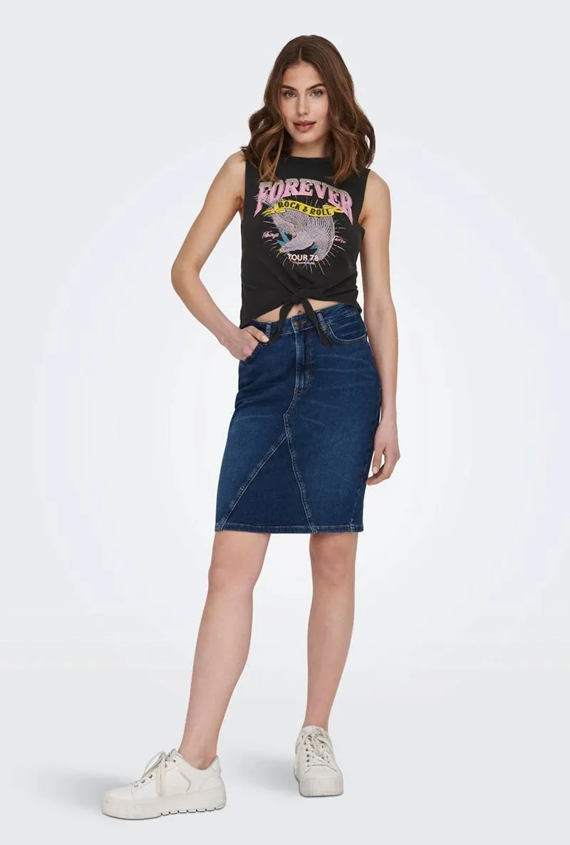 ONLY LUCY SL KNOT EAGLE TOP