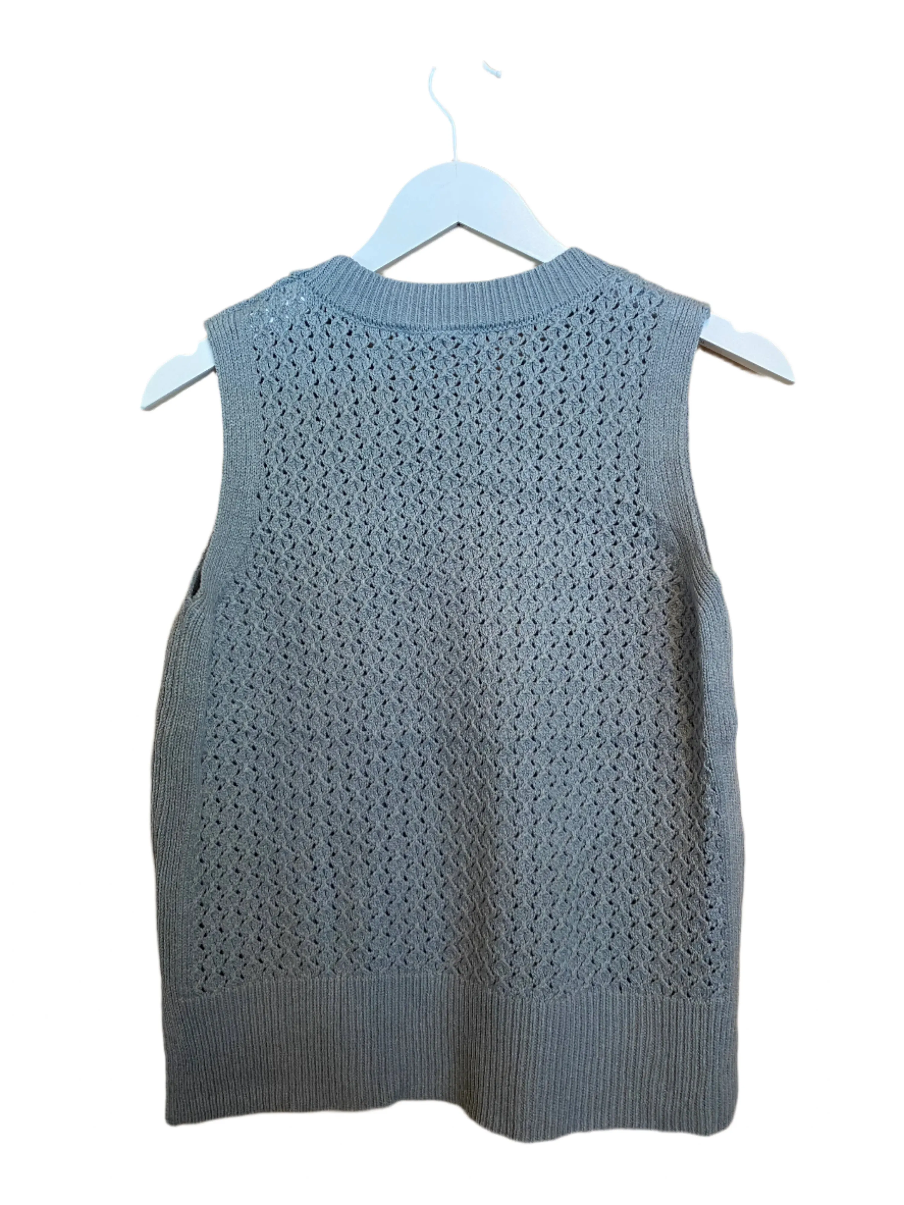 Open Knit Vest Top