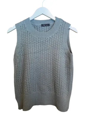 Open Knit Vest Top
