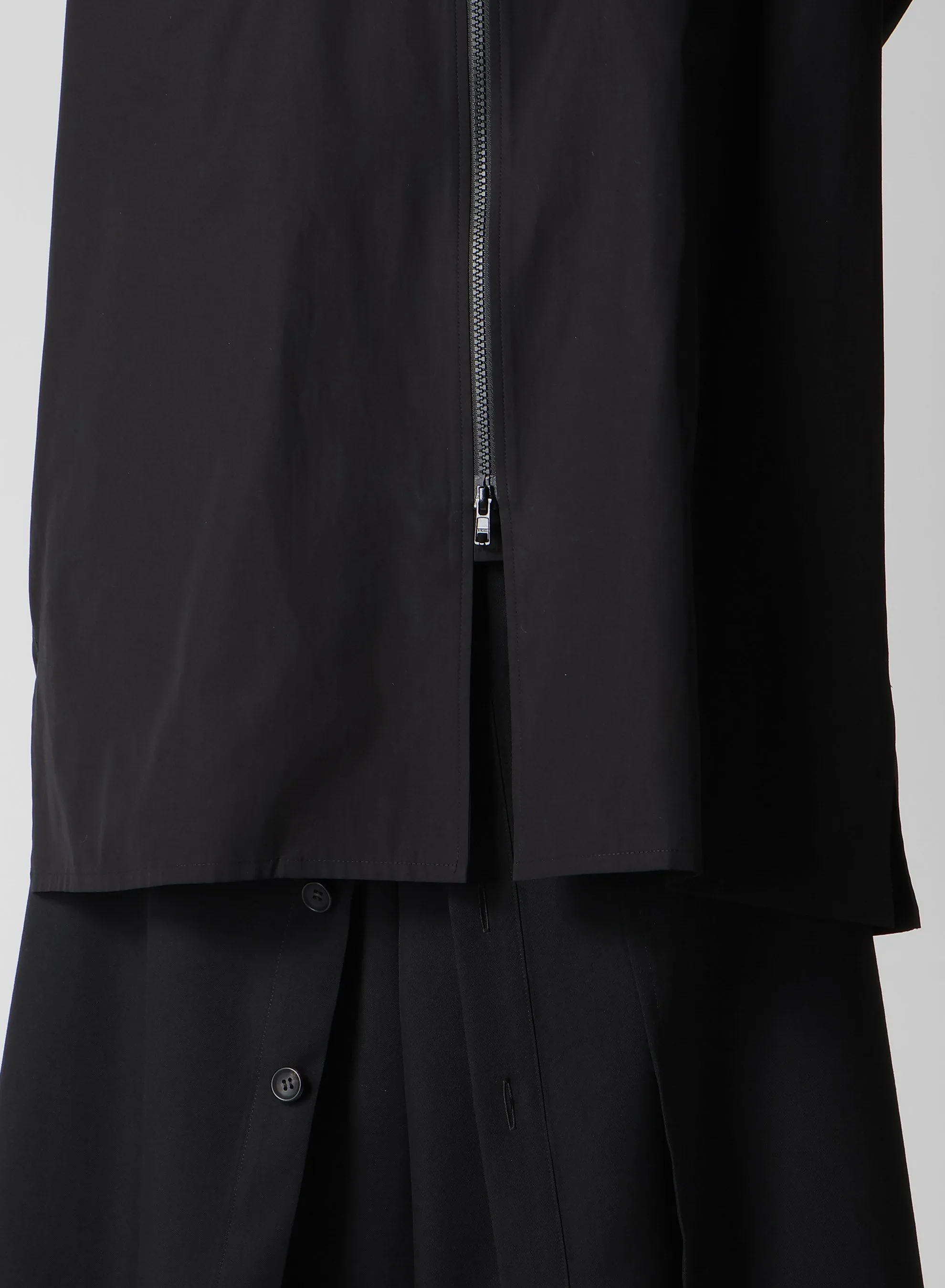 P・100/2 BROAD ZIP UP HOODIE SHIRT