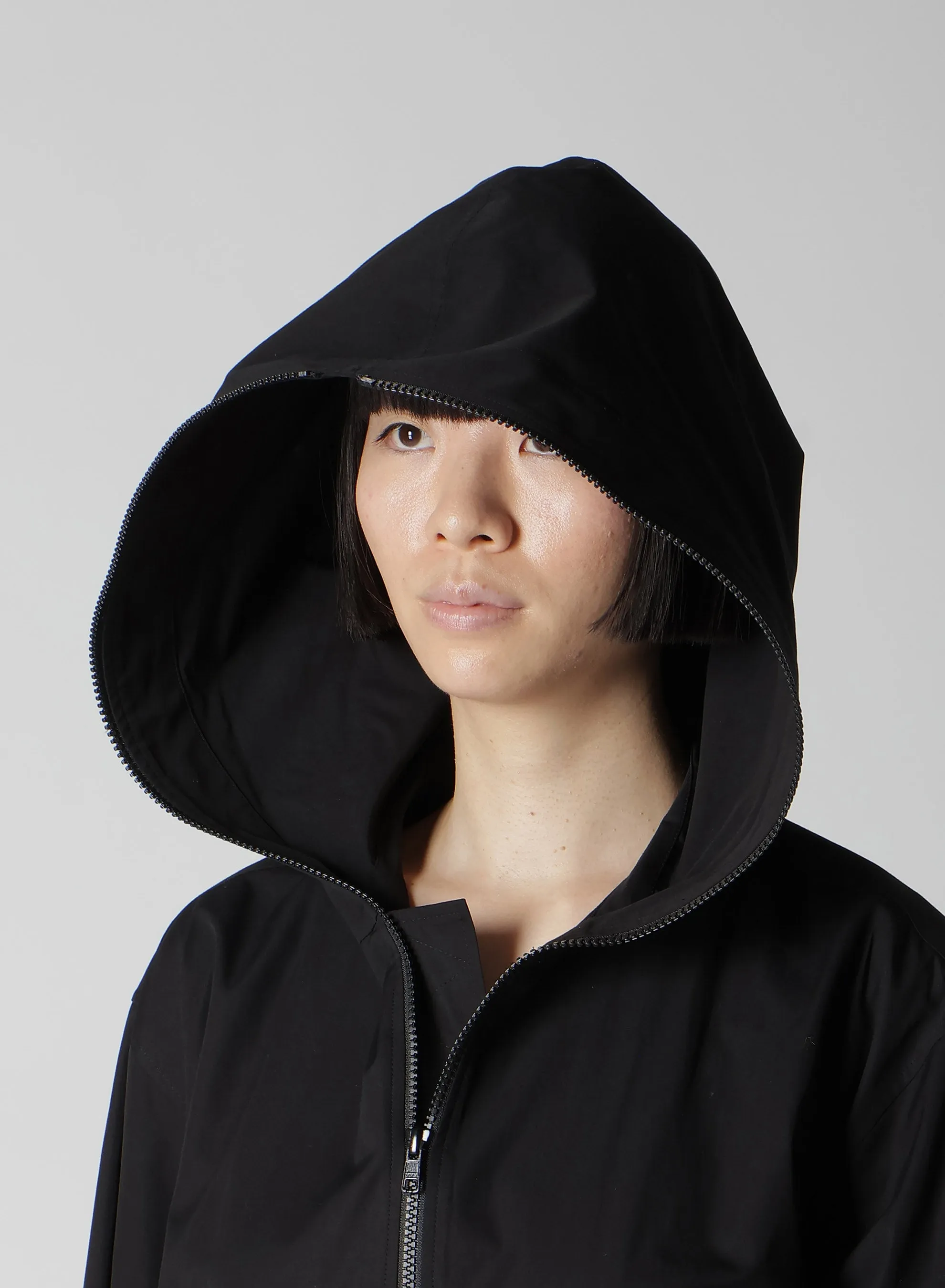 P・100/2 BROAD ZIP UP HOODIE SHIRT