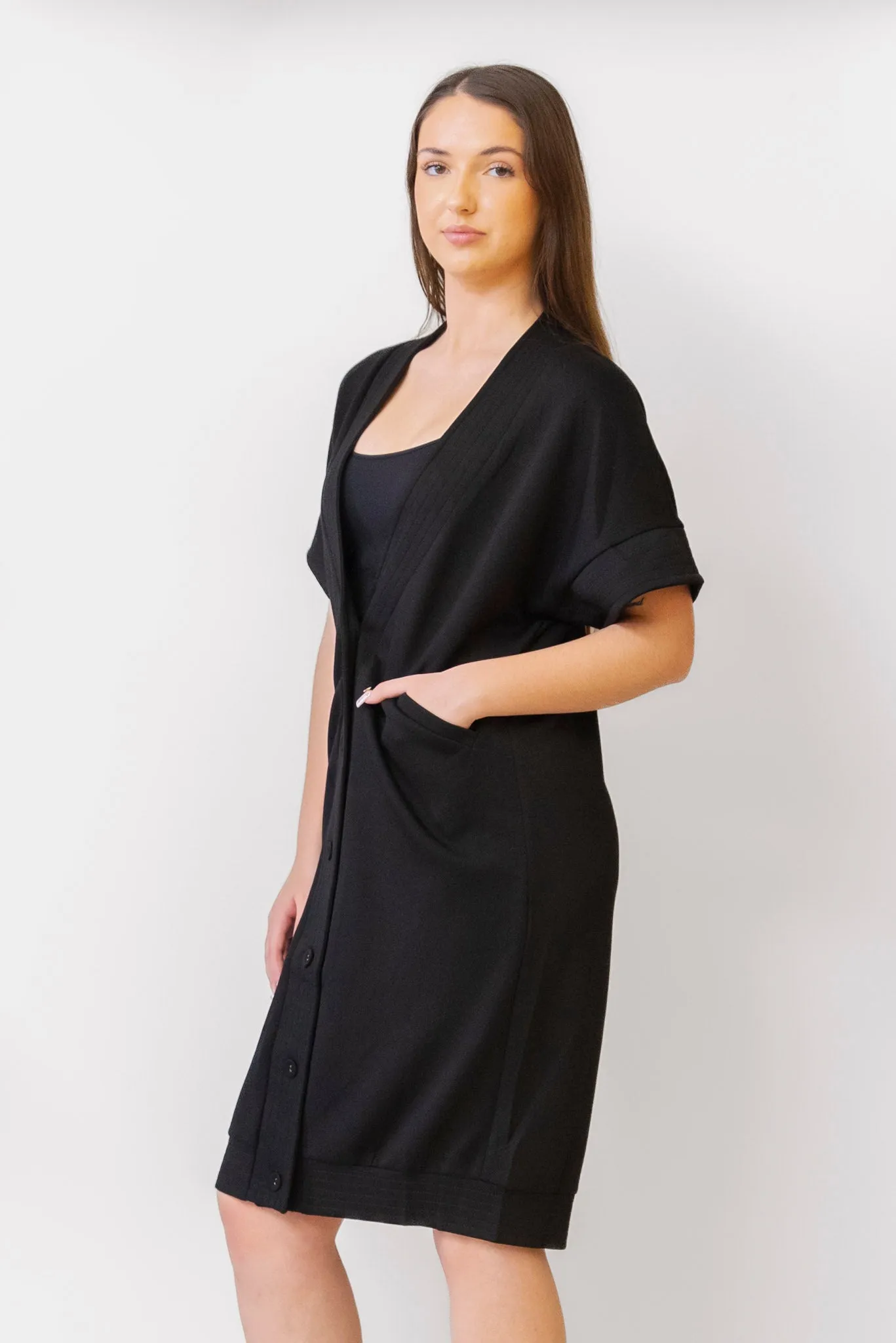 P.CILL Button Up Cardigan Dress