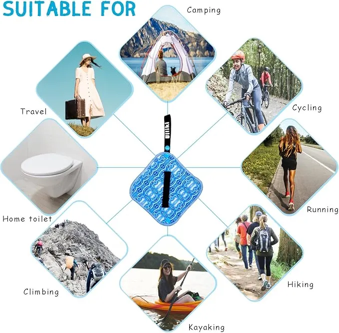 Pee Cloth for Women Hiking, Washable Reusable Camping Toilet Paper, Pee Rag After Using Outdoor Female Urination Device, Hygienic Female Urinal Solution for Women Travel