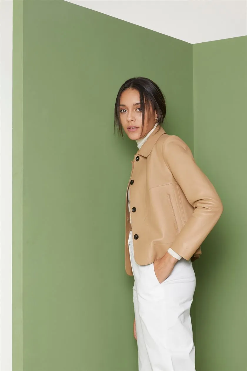 Perona   I   Womens-Outerweareather Jackets-Esi-Pwa-Fv21-20159-Camel  AS7615