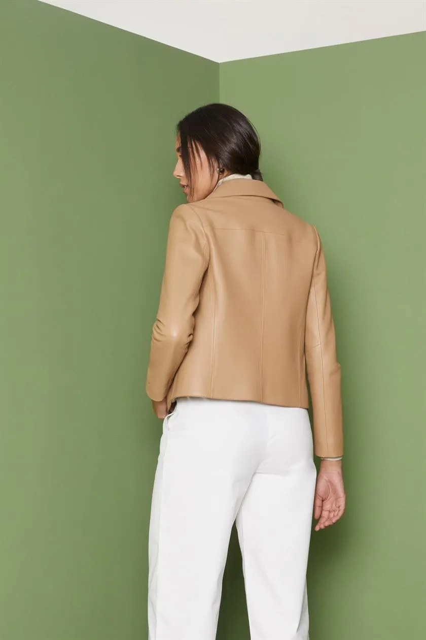 Perona   I   Womens-Outerweareather Jackets-Esi-Pwa-Fv21-20159-Camel  AS7615