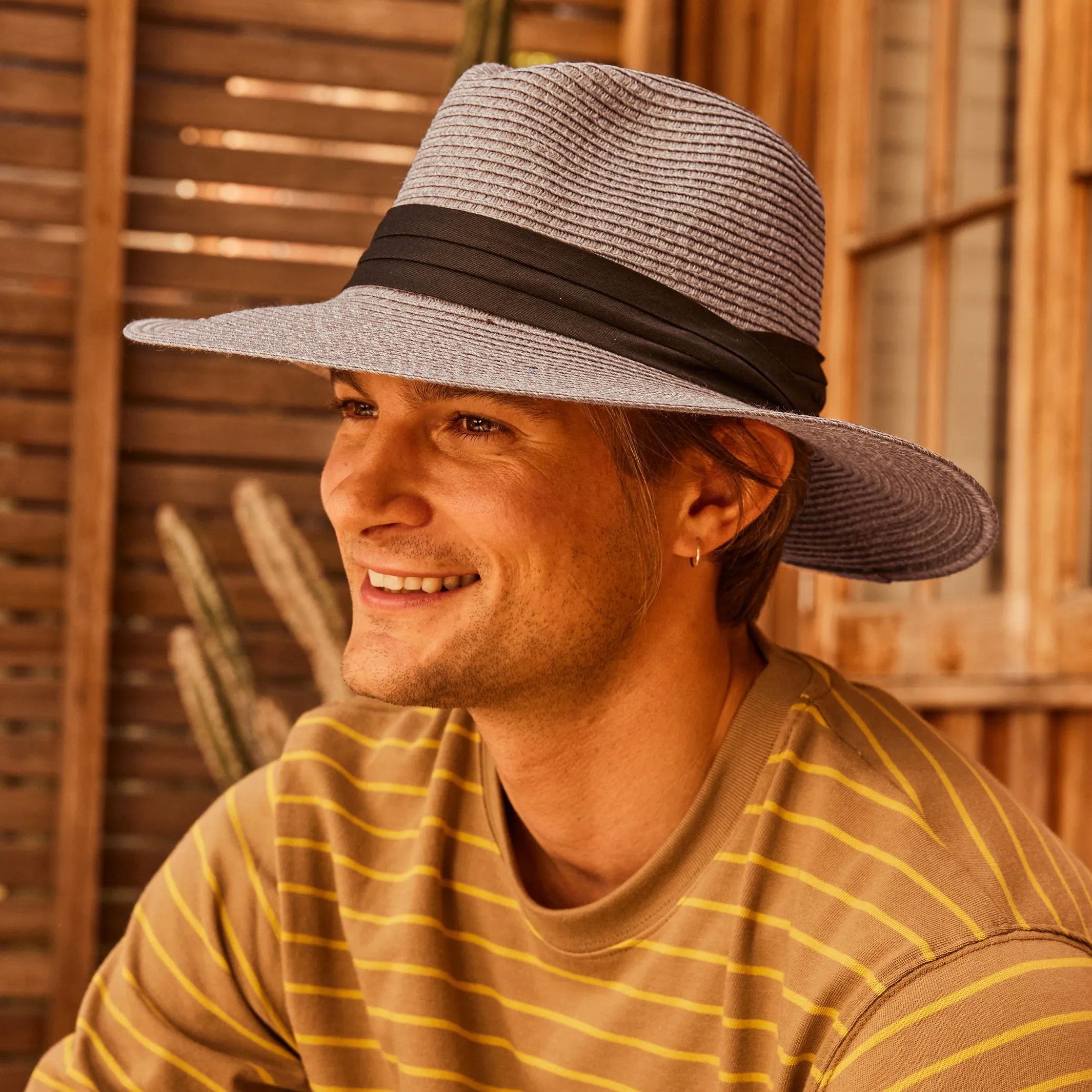 Perry Fedora Hat - Taupe