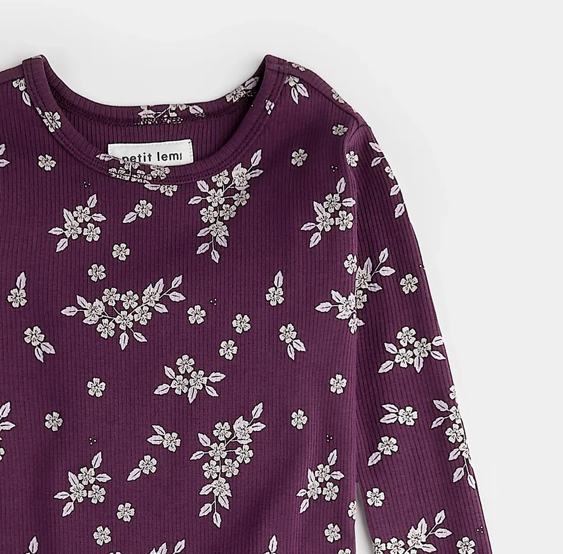 Petit Lem Fall Botanicals Print Pyjamas