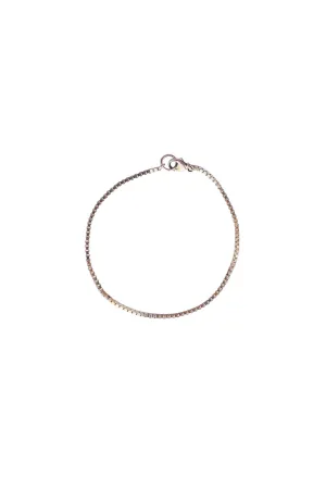Petite Box Bracelet in Gold or Silver