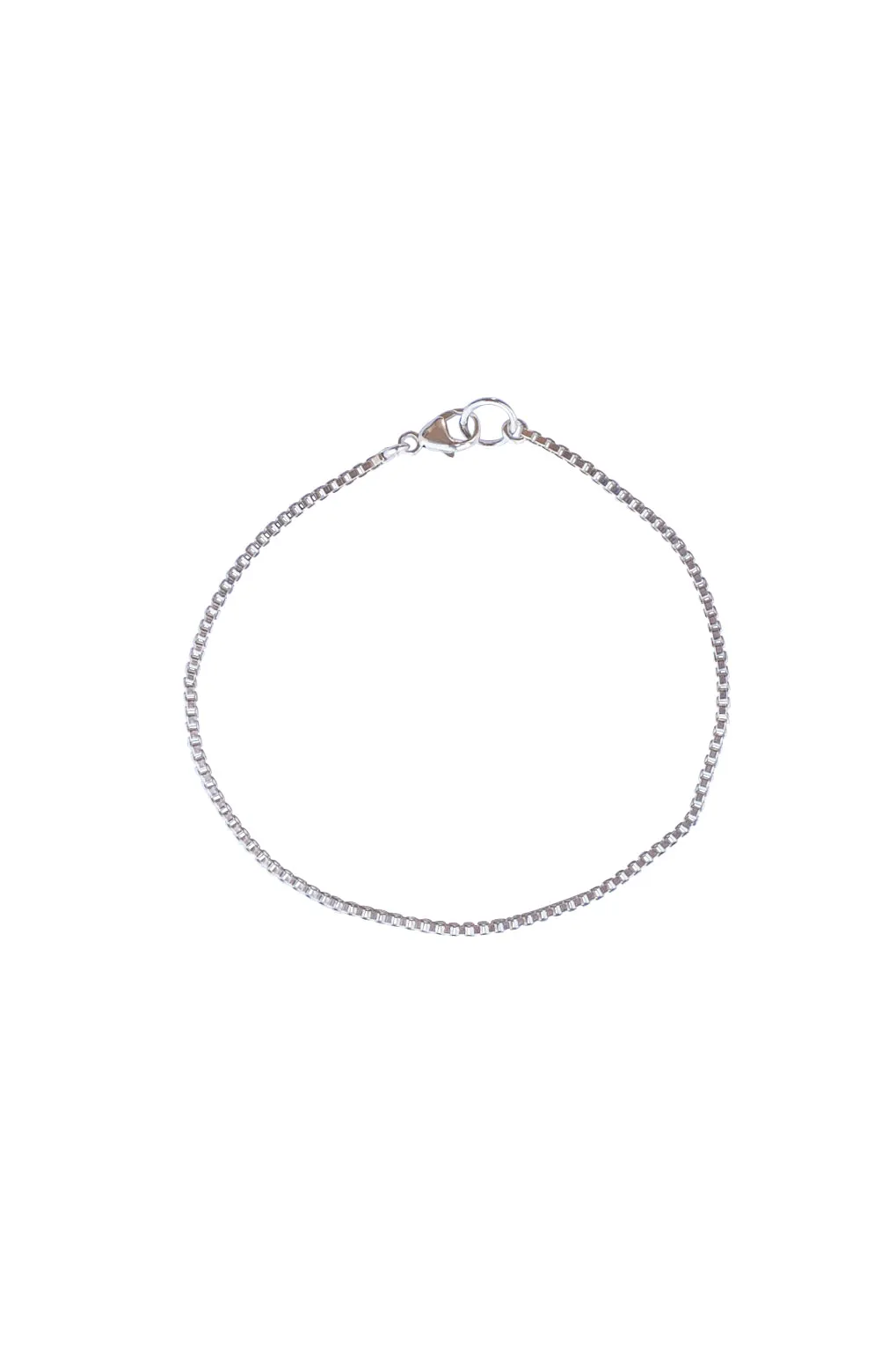 Petite Box Bracelet in Gold or Silver