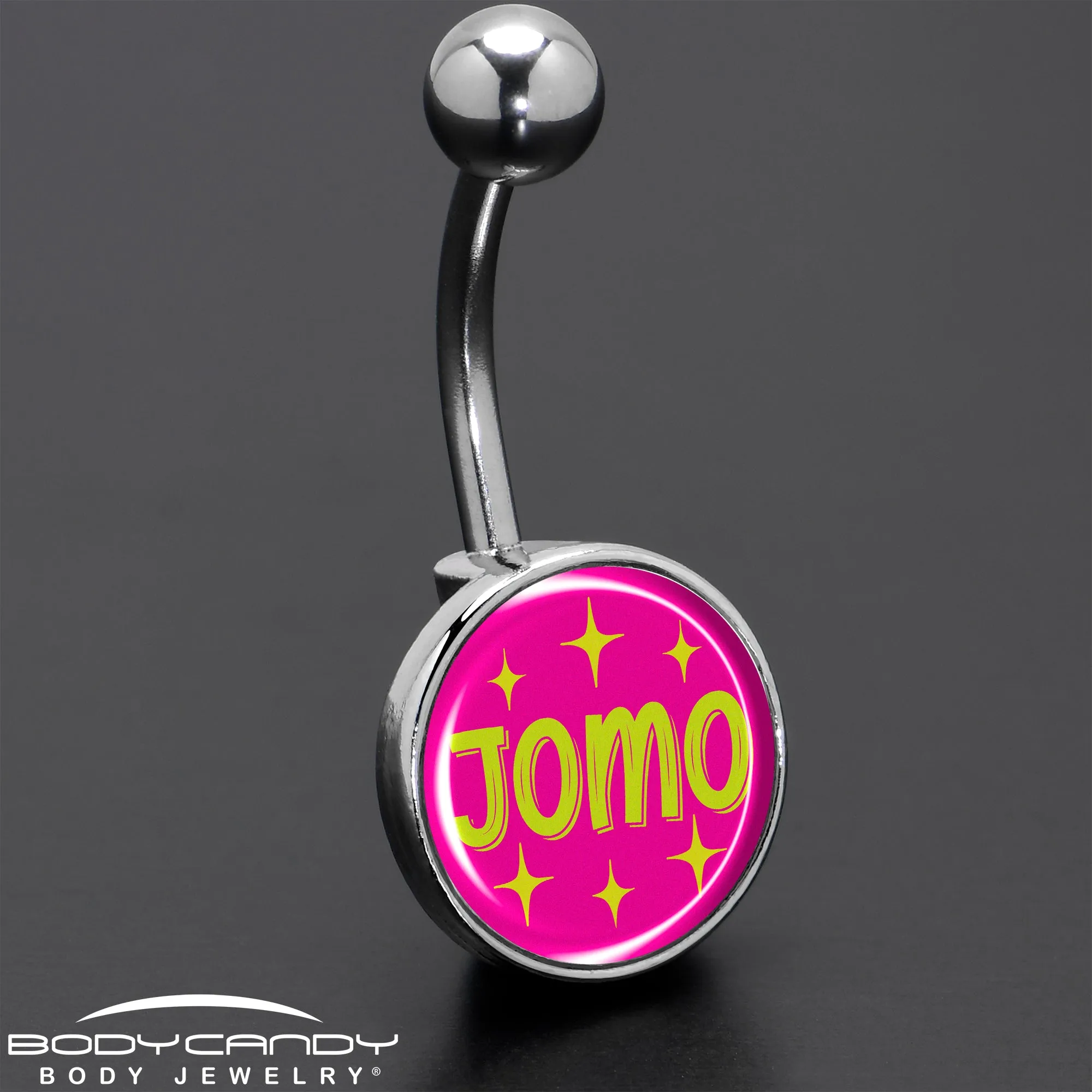 Pink JOMO Belly Ring